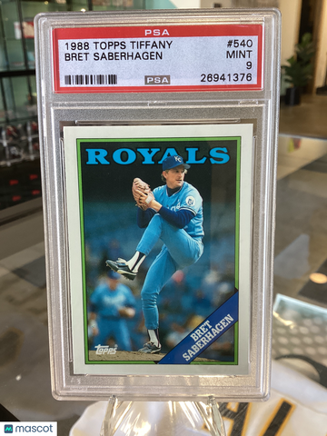 1988 Topps Tiffany Bret Saberhagen #540 PSA 9