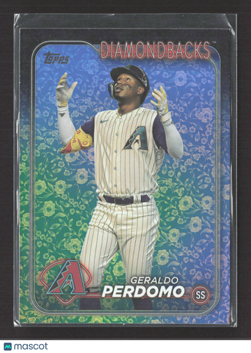 2024 Topps Series 1 Geraldo Perdomo #41 Easter Flowers Foil