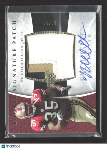 2006 Upper Deck Exquisite Collection Michael Robinson #129 Signature Patch Event-Worn Patch