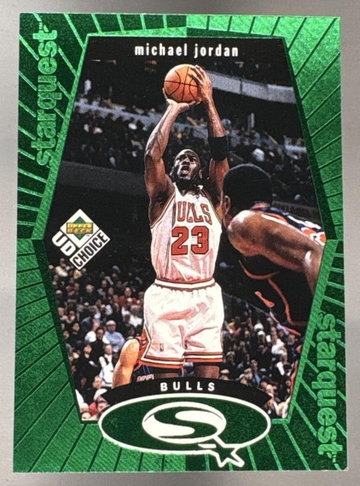1998 Upper Deck Choice #SQ30 Michael Jordan Starquest Green