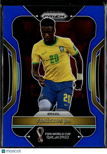 Vinícius Jr. 2022 Panini Prizm FIFA World Cup Qatar Blue /299 Brazil