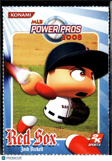 Josh Beckett 2008 Konami MLB Power Pros Boston Red Sox