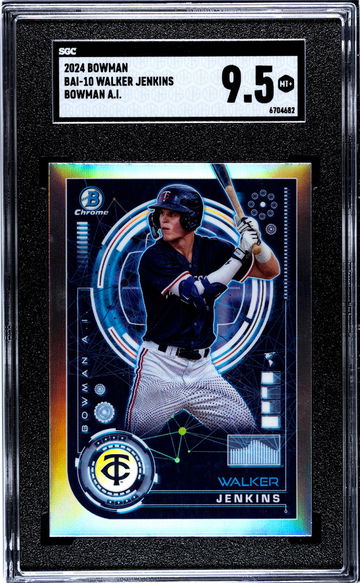 2024 Bowman #BAI-10 Walker Jenkins A.I. SGC 9.5