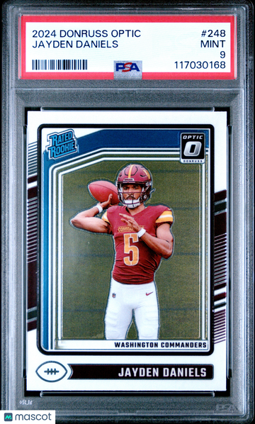 2024 Panini Donruss Optic Jayden Daniels #248 Rookie PSA 9