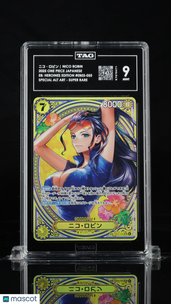 One Piece Extra Booster Heroines Edition Japanese ニコ・ロビン Nico Robin #EB03-055 Super Rare TAG 9