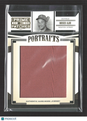 2005 Donruss Prime Patches Portraits Moises Alou #P-46 204/270 Authentic Game-Worn Jersey