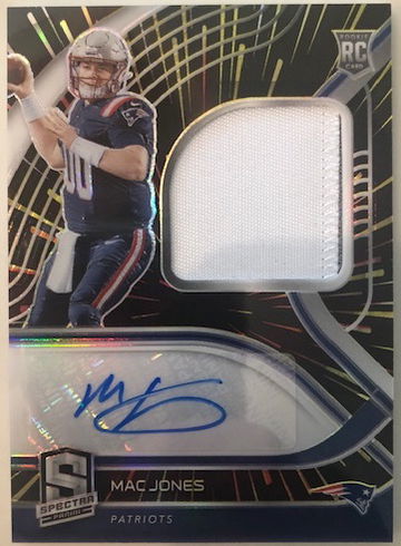2021 Mac Jones Spectra Patch Auto /60