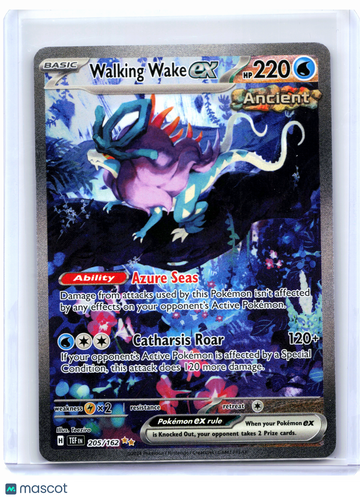 Temporal Forces Walking Wake ex Holo Special Illustration Rare #205/162