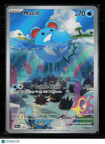 2023 Paldea Evolved Marill Holo Secret Rare #204/193