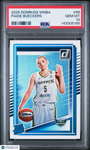 2025 Panini Donruss WNBA Paige Bueckers #86 PSA 10