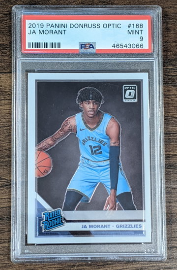Ja Morant 2019 Optic #168 PSA 9