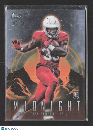 2024 Topps Midnight Trey Benson #2 03/50 RC