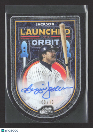 2025 Topps Cosmic Chrome Launched Into Orbit Reggie Jackson #LIOA-RJ Autograph Variation /10