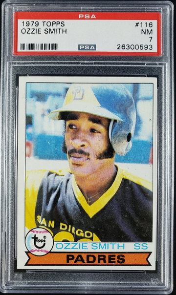 1979 Topps Ozzie Smith RC PSA 7