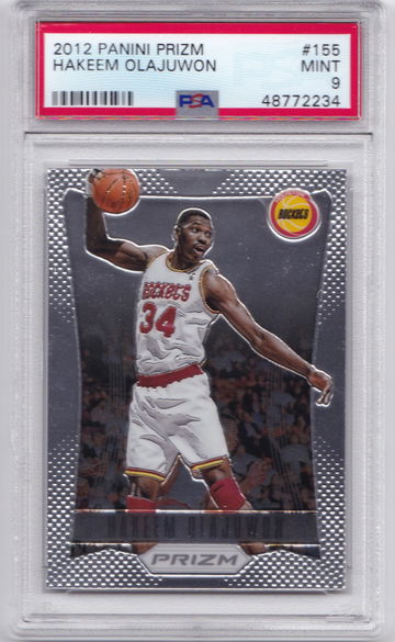 Hakeem Olajuwon 2012 Prizm PSA 9