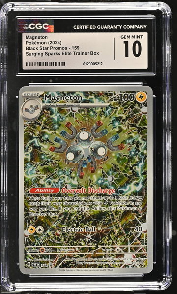 2024 Pokemon #159 Magneton Black Star Promos CGC 10