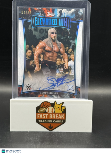2025 Topps Exalted WWE Elevated Ink Scott Steiner #EI-SS /99