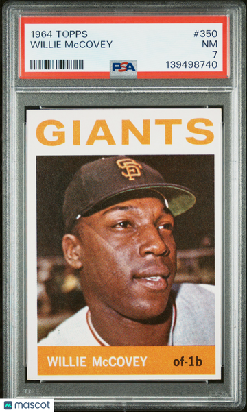 1964 Topps Willie Mccovey #350 PSA 7
