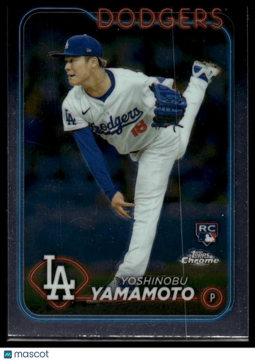 2024 Topps Chrome Yoshinobu Yamamoto #18 RC