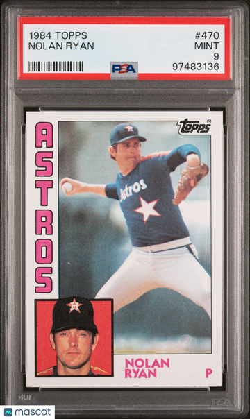 1984 Topps Nolan Ryan #470 PSA 9