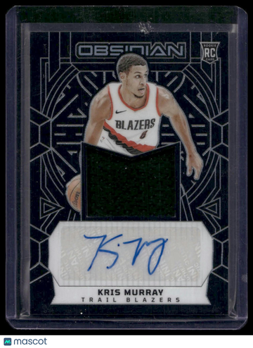 2023-24 Panini Obsidian Kris Murray #212 SN,RC,AU,MEM