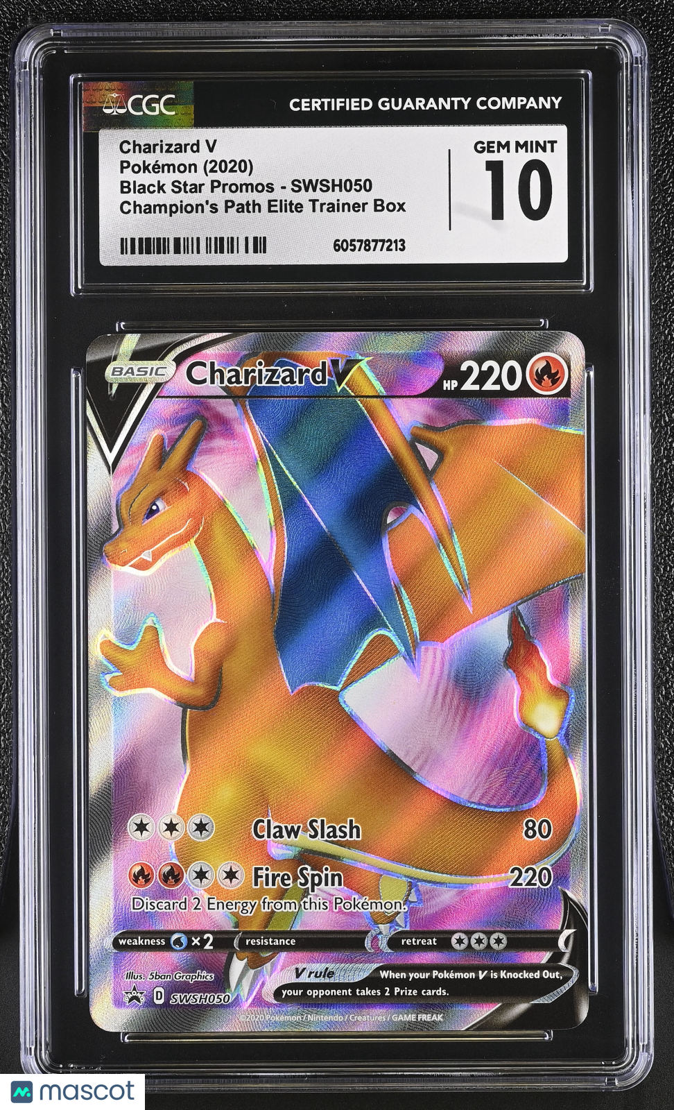 2020 Pokemon SWSH Black Star Promos Charizard V CGC 10 #SWSH050 | MySlabs 2020 Pokemon SWSH Black Star Promos Charizard V CGC 10 #SWSH050 | MySlabs