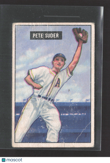 1951 Bowman Pete Suder #154