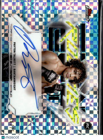 2025 Topps Finest UFC Payton Talbott #FRA-PT X-Fractor /75 RC