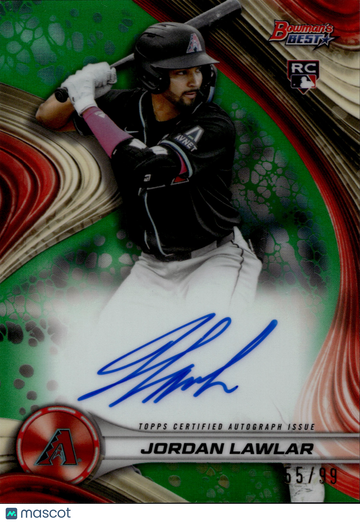 2024 Topps Bowman's Best Jordan Lawlar #B24-JL /99 Autograph RC