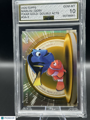 2025 Topps Chrome Pixar GOLD AGS 10