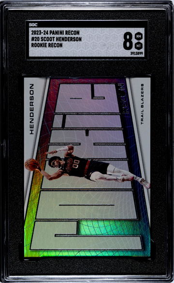 2023-24 Panini Recon Scoot Henderson #20 RC SGC 8