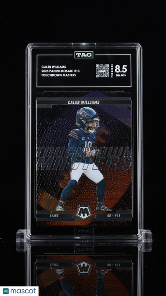 2025 Panini Mosaic Touchdown Masters Caleb Williams #13 Insert TAG 8.5