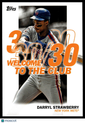 2023 Topps Darryl Strawberry #WC-10 Welcome to the Club