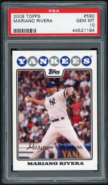 2008 Topps Mariano Rivera #590 PSA 10
