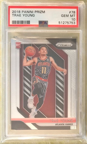 Trae Young Rookie - 2018 Panini Prizm #78 - PSA 10 Gem Mint