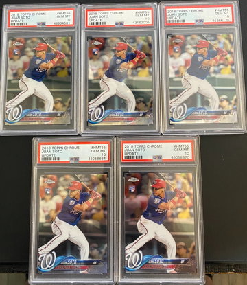 Juan Soto Lot of (5)