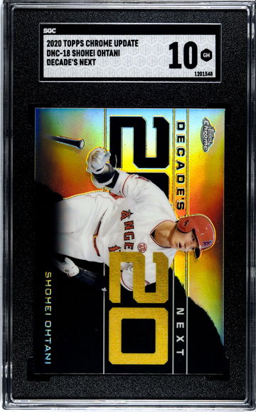 2020 Topps Chrome Update DNC-18 Shohei Ohtani Refractor Decade's Next