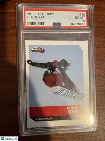 2016 S.I. For Kids Chloe Kim #510 PSA 6