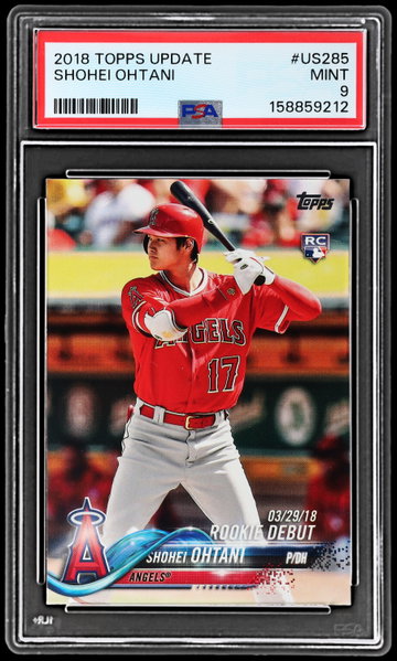 2018 Topps Update Shohei Ohtani PSA 9 RC