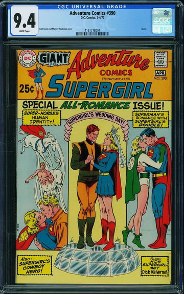 ADVENTURE COMICS #390, CGC 9.4 NM