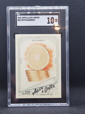 2018 Topps Allen & Ginter Cryptocurrency