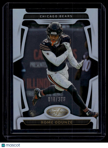 2025 Panini Certified Rome Odunze #18 Mirror SN