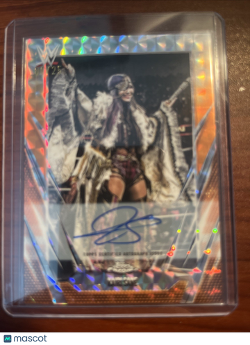 2026 Topps Chrome WWE Kairi Sane #BCA-KAS Orange Short Print Hologram Auto Parallel/Variety Insert Topps