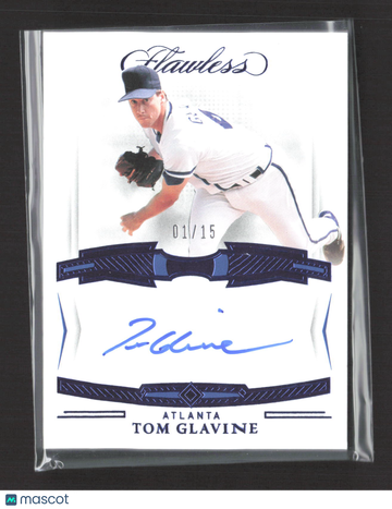 2022 Panini Flawless Baseball Tom Glavine #FS-TG /15