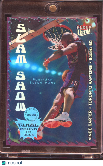 2000 Fleer Ultra Slam Show Vince Carter #9 of 10 SS Platinum /100
