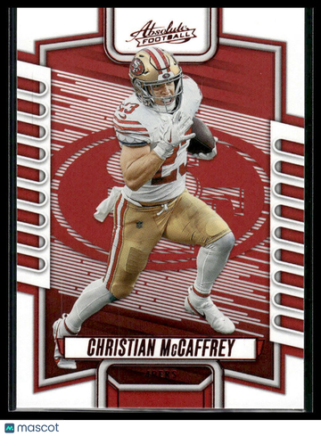2023 Panini Absolute Christian McCaffrey #43 Red