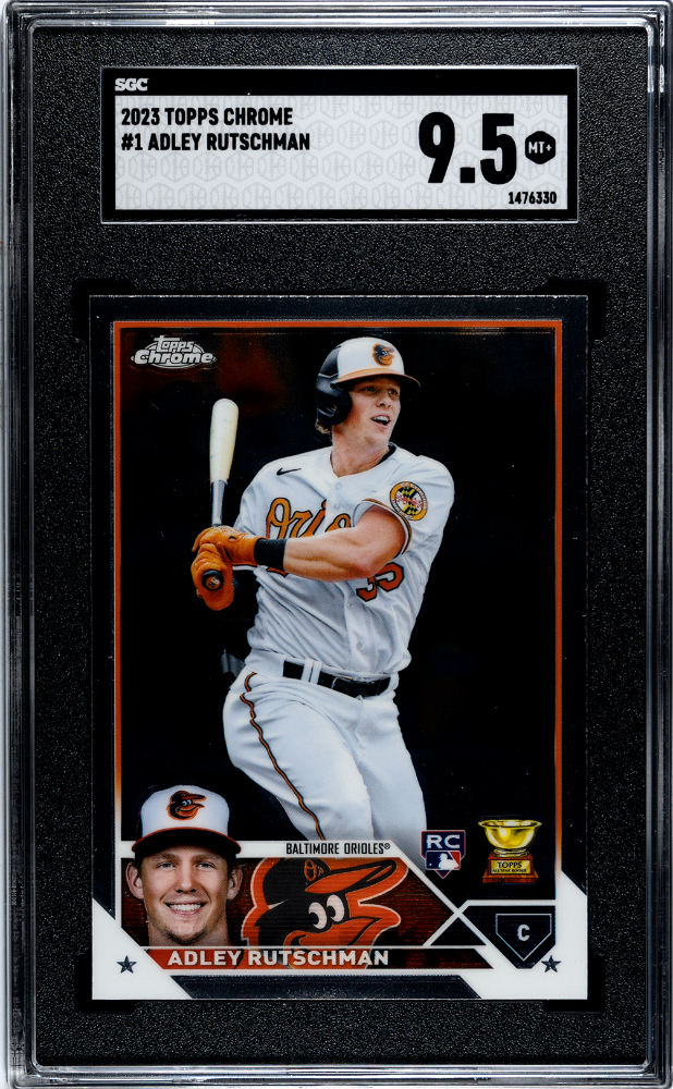 2023 Topps Chrome Adley Rutschman #1 SGC 9.5
