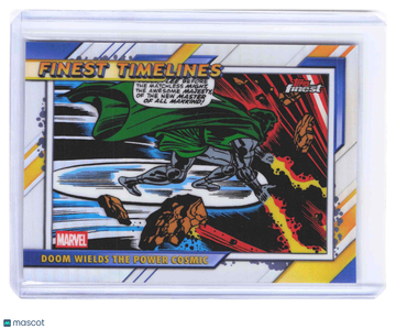 2026 Topps Finest Marvel Finest Timelines Doctor Doom Wields Power Cosmic TL-05