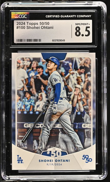 2024 Topps #100 Shohei Ohtani 50/50 CGC 8.5