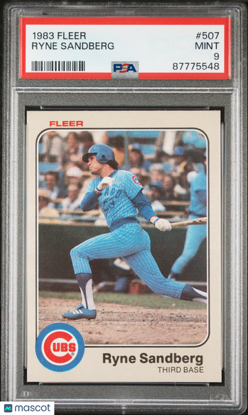 Ryne Sandberg 1983 Fleer PSA 9
